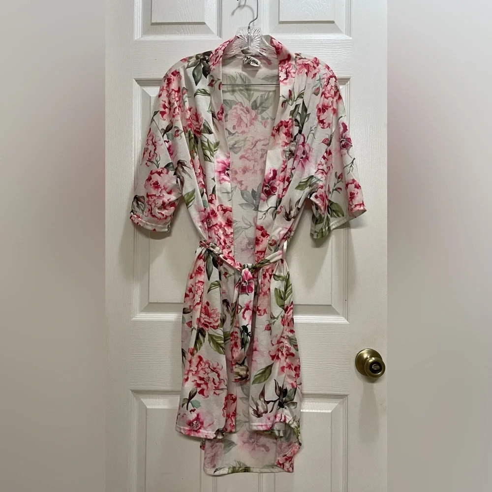 Show Me Your Mumu Brie Robe Garden of Bloom Floral Lightweight ONE SIZE
